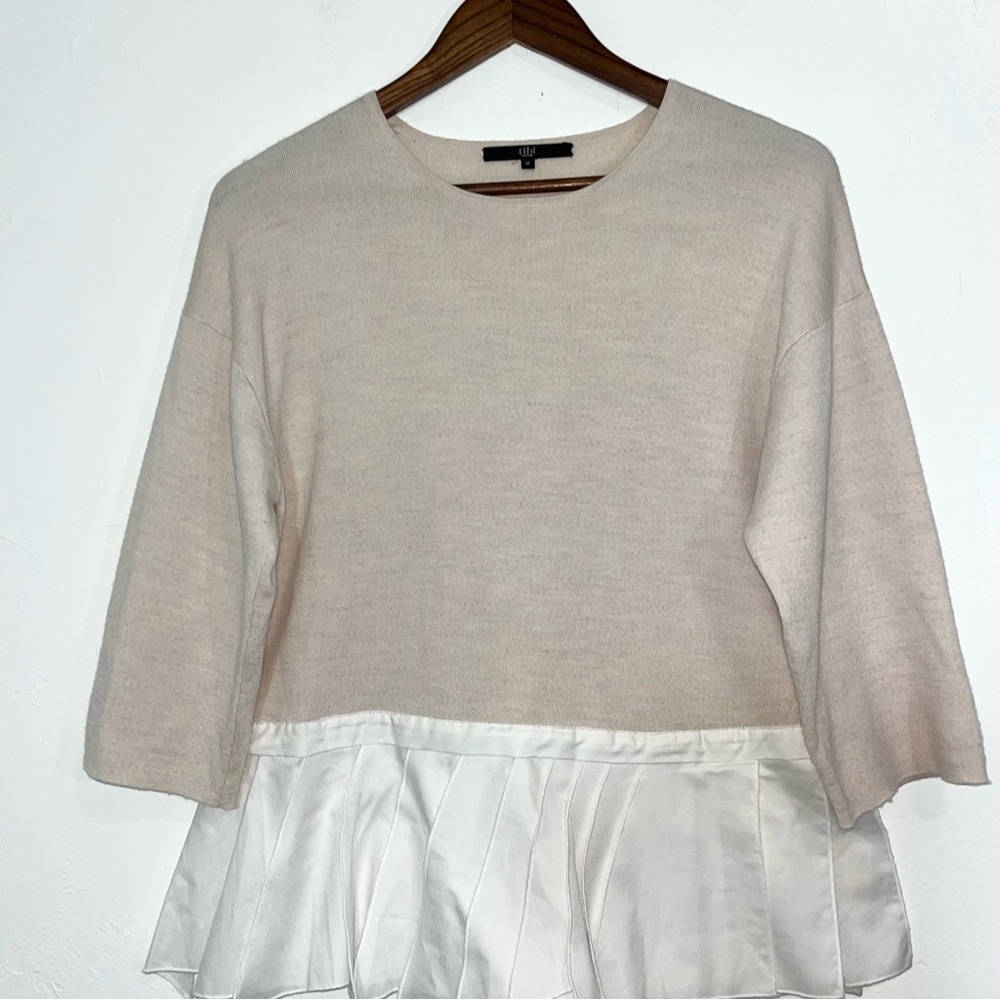 Tibi Wool Layered Look Twofer Sweater - Picture 5 of 11